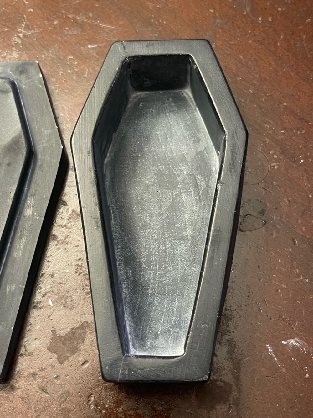 Edward Gorey PBS Mystery! Black Slate Coffin Trinket Box Artwork Rare - Picture 4 of 9